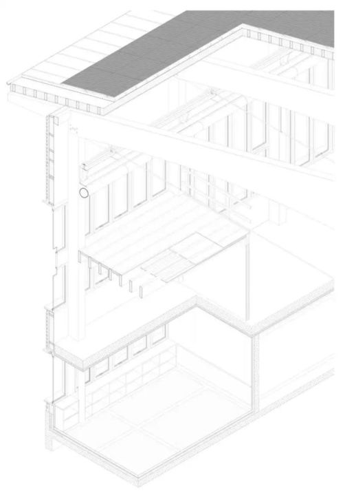 用木材建造的木制品生产车间